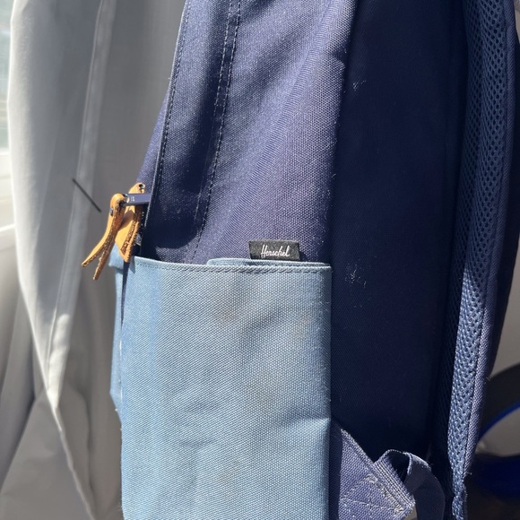 Herschel Classic XL 600D Poly - Peacoat/Blue Mirage/Pelican Backpack - Picture 6 of 8